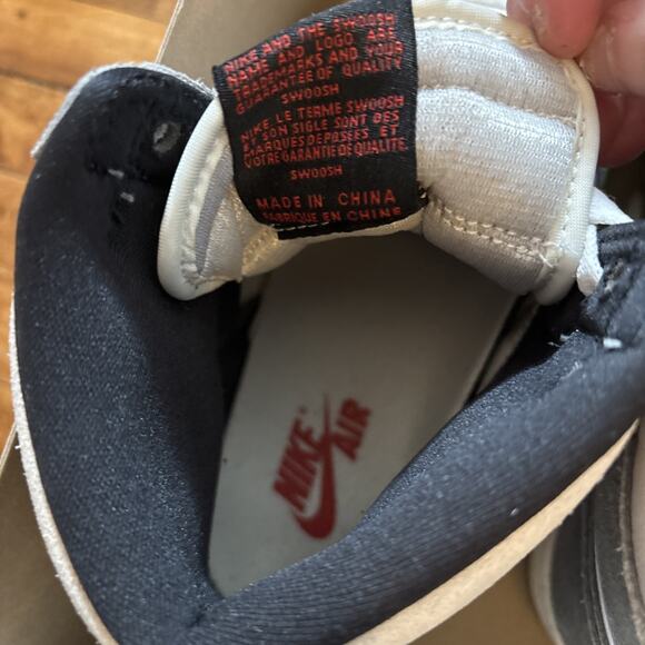 Air Jordan 1 Retro High OG Washed Black With OG Box And Laces. - Picture 10 of 13